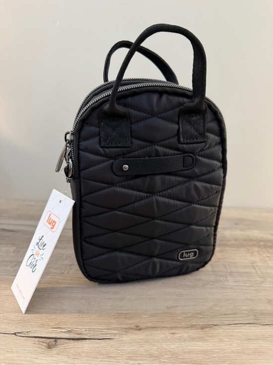 lug Handbags - Lug Jetty Black Quilted Mini Tote Crossbody - NWT